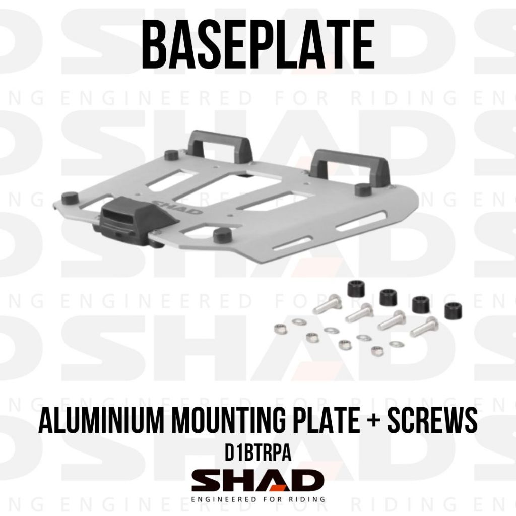 แผงฐานพร้อมสกรูสําหรับ SHAD / TERRA TOP CASES ( SH48/SH58X/SH59X TR37/TR48/TR55 )