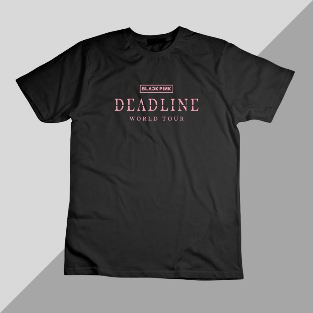 เสื้อยืดแขนสั้นคอกลม DEADLINE WORLD TOUR