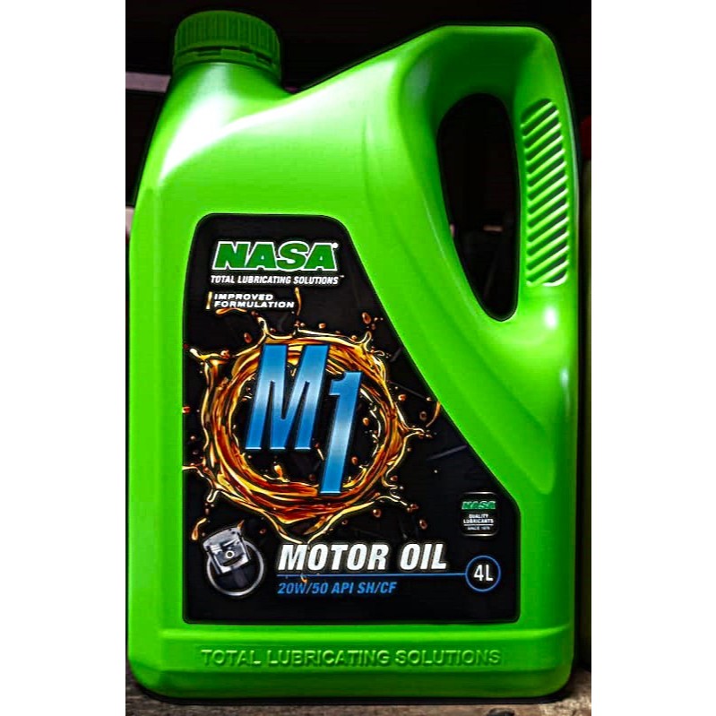 NASA M1 MOTOR OIL 20W-50 4L (BETER SERVICES AT 4.5K-5K)
