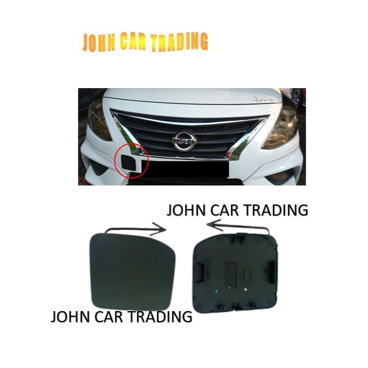 Nissan Almera N17L FL 2015 ฝาครอบตัดหญ้ากันชนหน้า 622A0-6W80H-MY Almera กันชน Depan Penutup ผ้าคลุมต