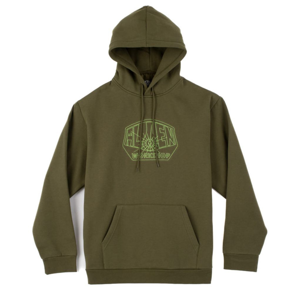 Alien Workshop OG Logo Kines Hoodie Olive