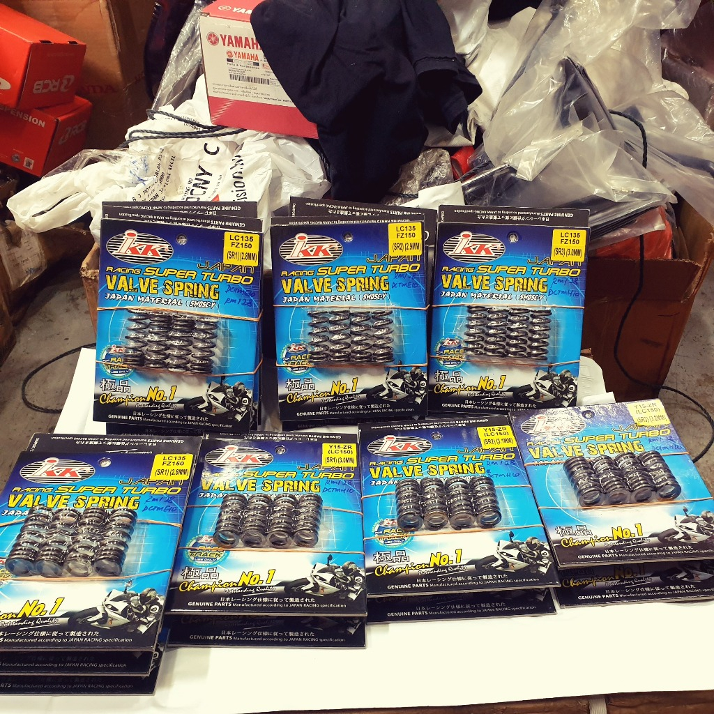 >>สินค้าใหม่<< IKK SUPER TURBO VALVE SPRING YAMAHA LC135/FZ150/Y15ZR 2.8MM 2.9MM 3.0MM 3.1MM 3.2MM 1