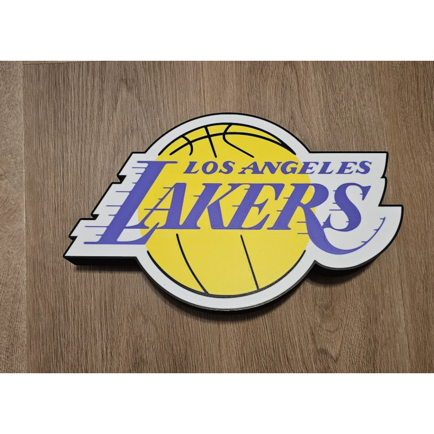 ป้ายกล่องไฟ LED Los Angeles Lakers USB