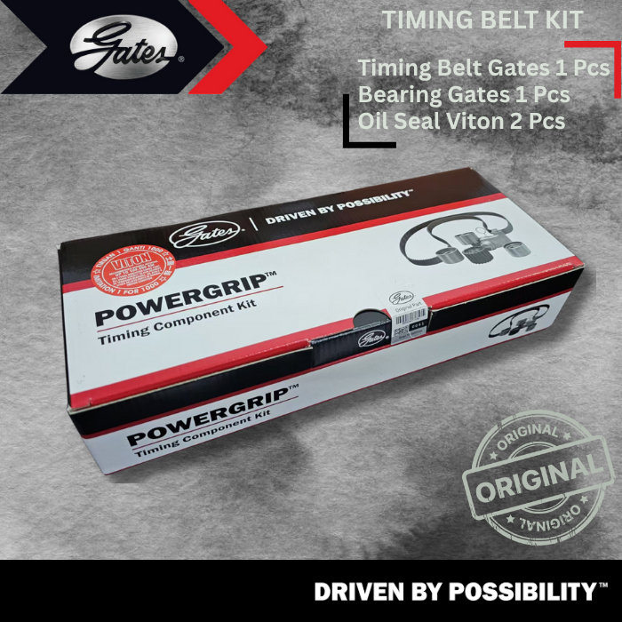 Gates MIVEC CA4A 1.6 PROTON WIRA SATRIA 1.6 4G92 SOHC SINGLE CAM TIMING BELT KIT SET