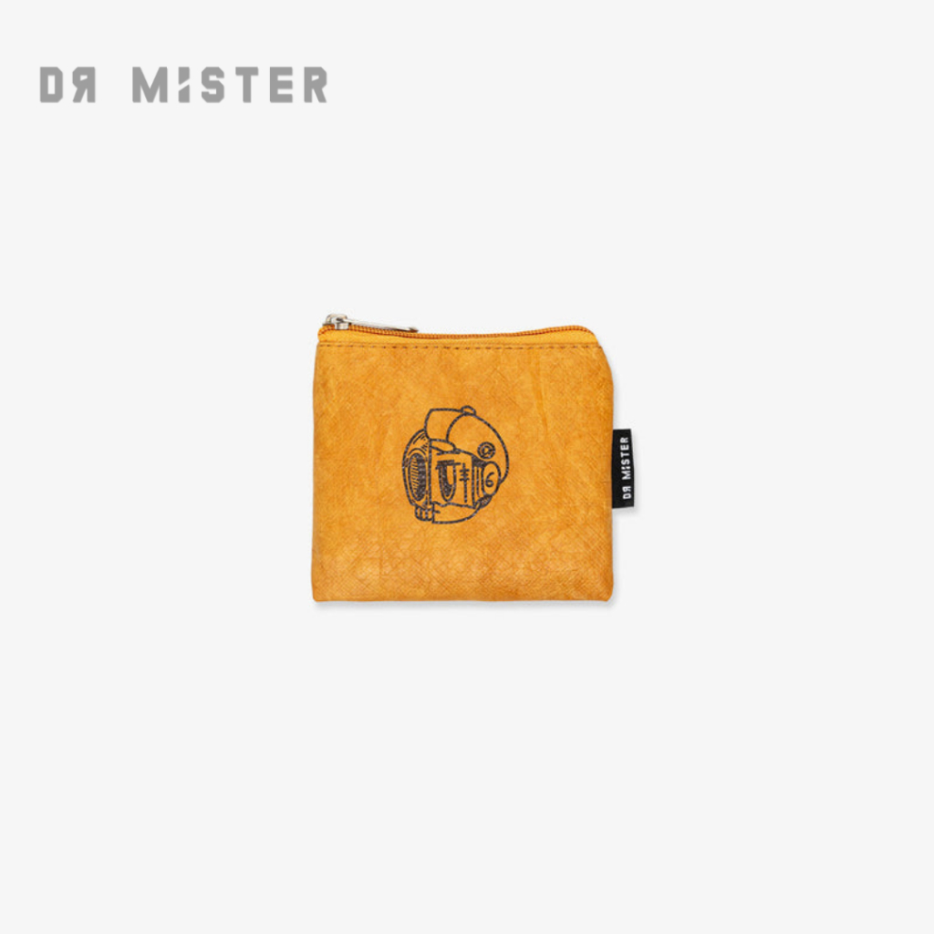 DR MISTER "Tyge" HDHF Tyvek Card Pouch - Paperbag Khaki