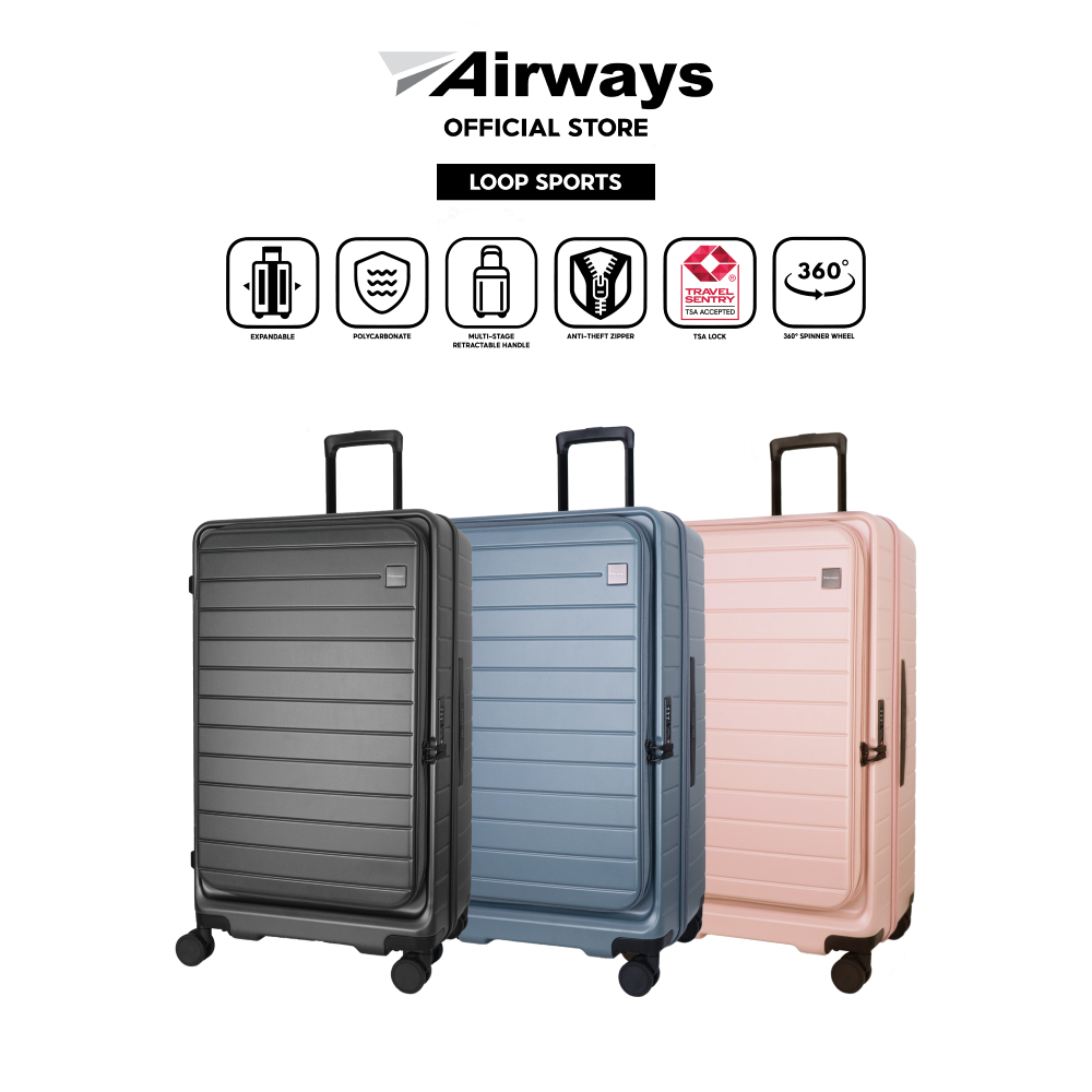 Airway Loop Sports (26") Polyคาร์บอเนตขยายได้ 8 ล้อ Spinner กระเป๋าเดินทาง ATH24917