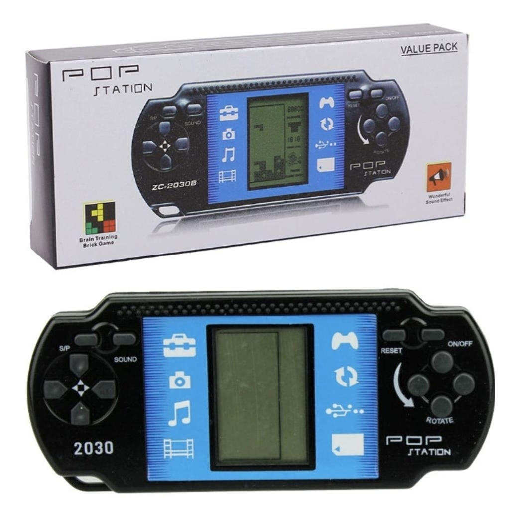 G-mix Classical Tetris / Bricks Game Console (แบตเตอรี่ฟรี)
