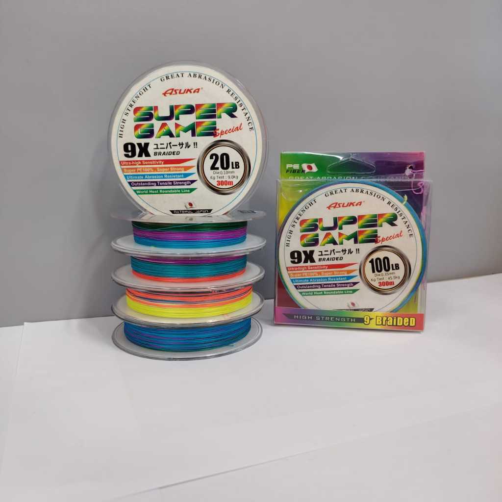 Asuka Super Game X9 กระเป๋าผ้าแคนวาสสี / Asuka Super Game X9 สายถักหลากสี