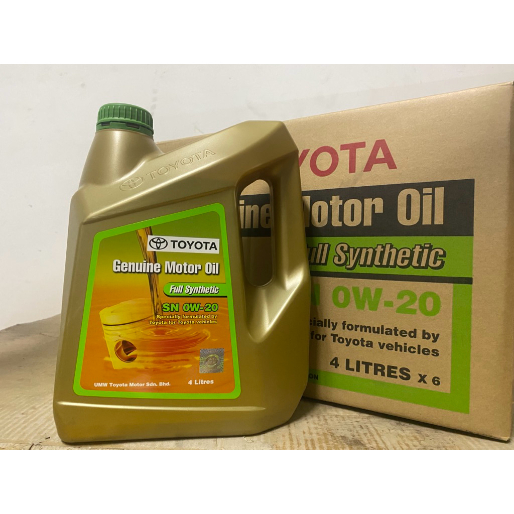 TOYOTA SN 0W20 (4@L) FULLY SYNTHETIC ENGINE OIL