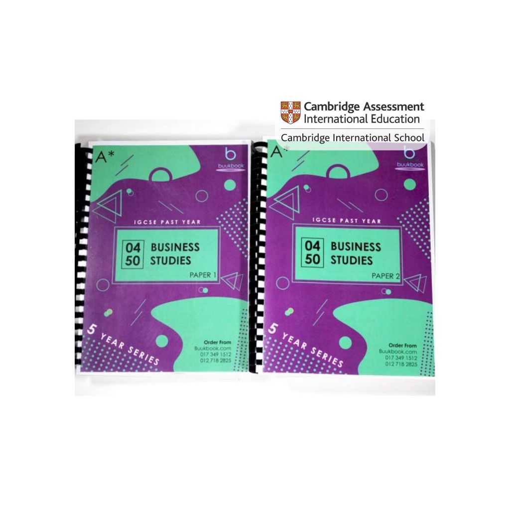 Past Year Papers Business Studies 0450 5yr3v (พิมพ์ลาย 2-in-1)