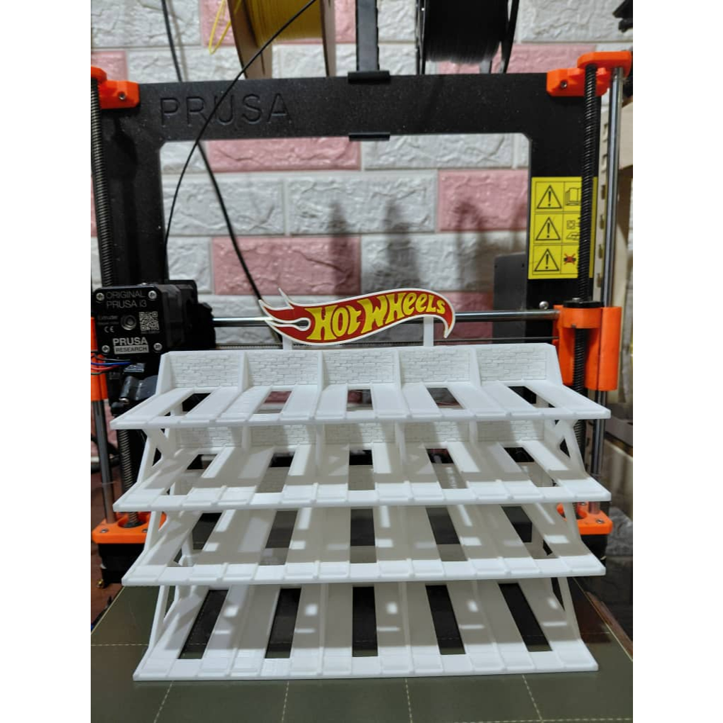 Hot Wheels 4 Tier 5 Row ขาตั้งรถยนต์พร้อมโลโก้