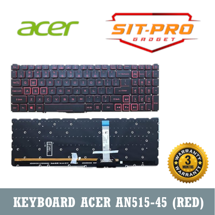 ACER NITRO AN515-45 AN515-46 AN515-56 AN515-57 PREDATOR PH315-54 PH515-54 PH317-51 AN515-53 แป้นพิมพ