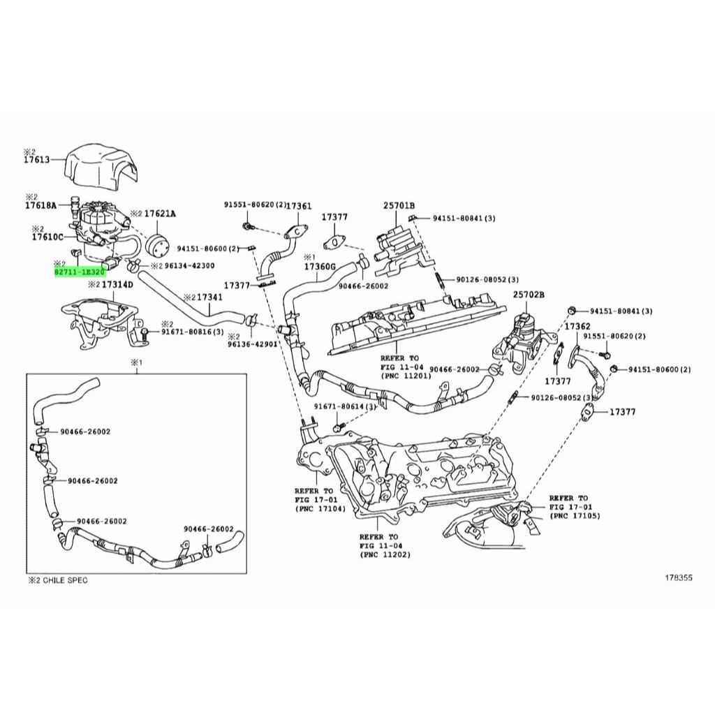 คลิปยึดสายไฟรถยนต์สากล / คลิปดันพลาสติก - รูปที่ 3