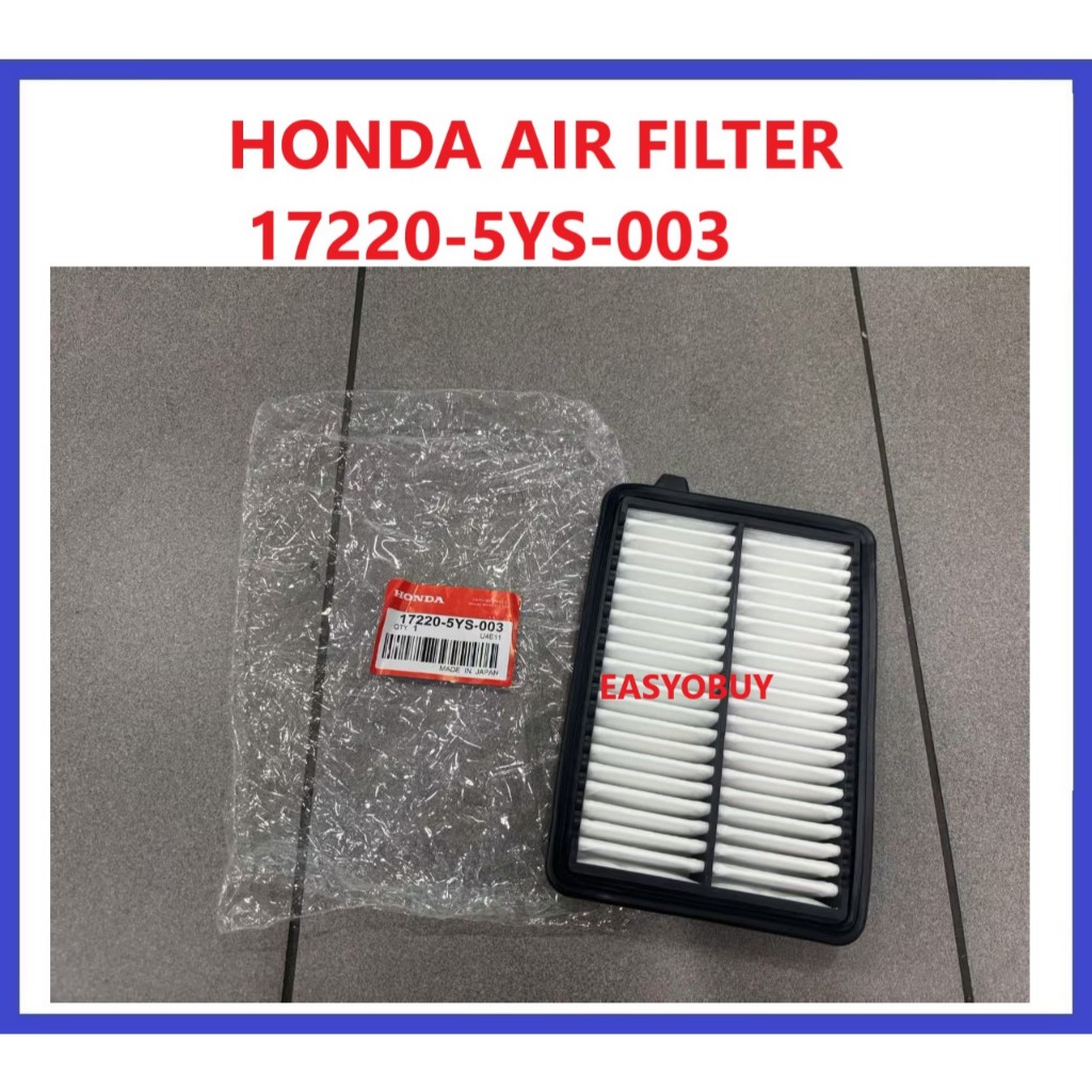 HONDA AIR FILTER 17220-5YS-003 HONDA ( !!!ไม่เทอร์โบ!!! ) N-BOX JF3,JF4 N-ONE JG3,JG4 N-WGN JH3,JH4 