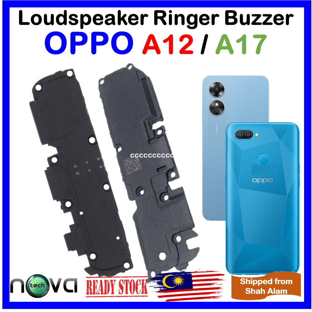 ชุดลําโพงลําโพงลําโพง Ringer Buzzer โมดูลสําหรับ OPPO A12 CPH2083 / A17 CPH2477
