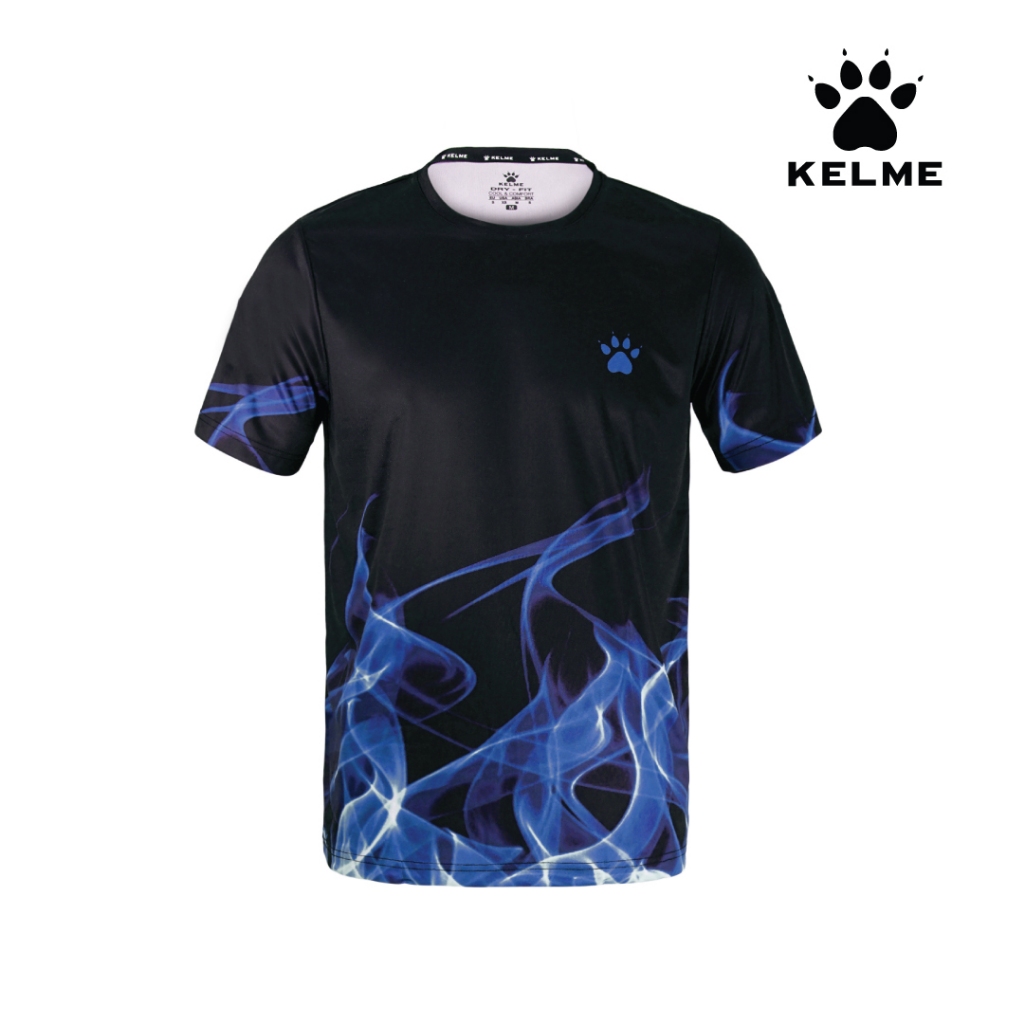 (1 ชิ้น) KELME เสื้อกีฬาไมโครไฟเบอร์ผู้ชาย K578X44R