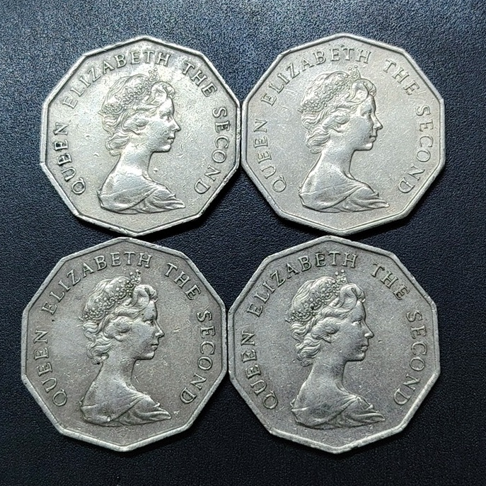 Queen Elizabeth II $5 1976 ( x4 )