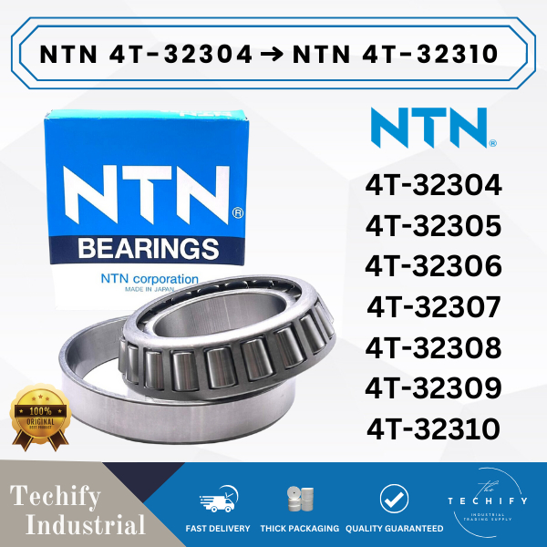 NTN JAPAN 32304 32305 32306 32307 32308 32309 32310 แบริ่งลูกกลิ้ง TAPERED NTN