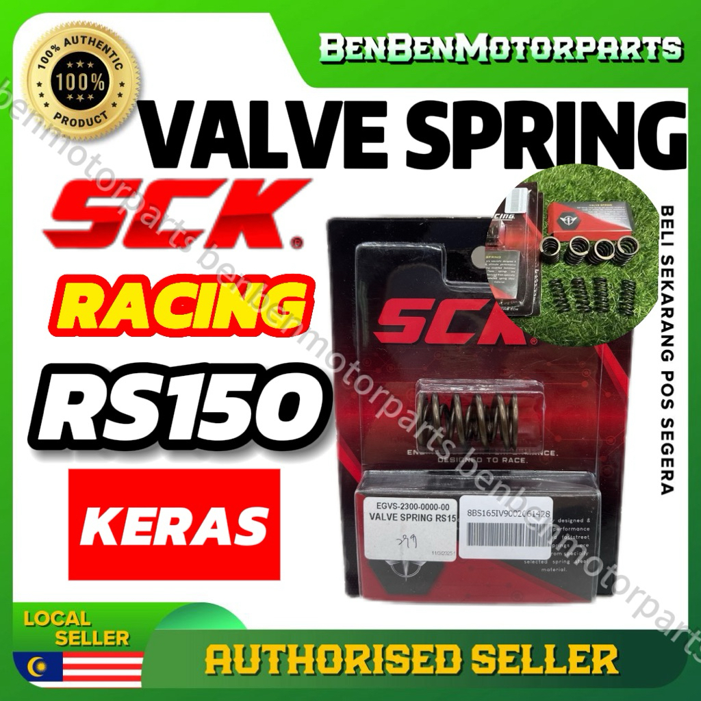 RS 150 RS150 RACING VALVE SPRING KERAS TAHAN SCK RACING