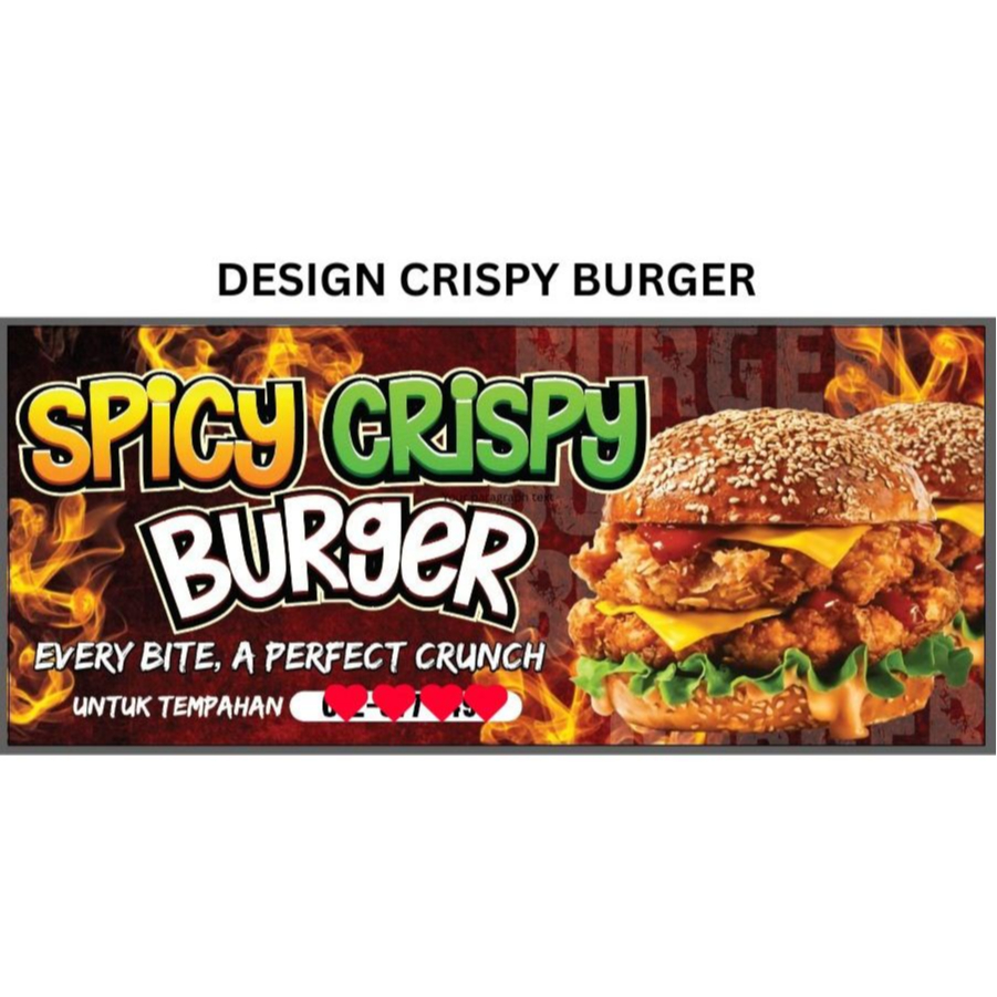 STIKER STALL BURGER SPICY CRISPY BURGER