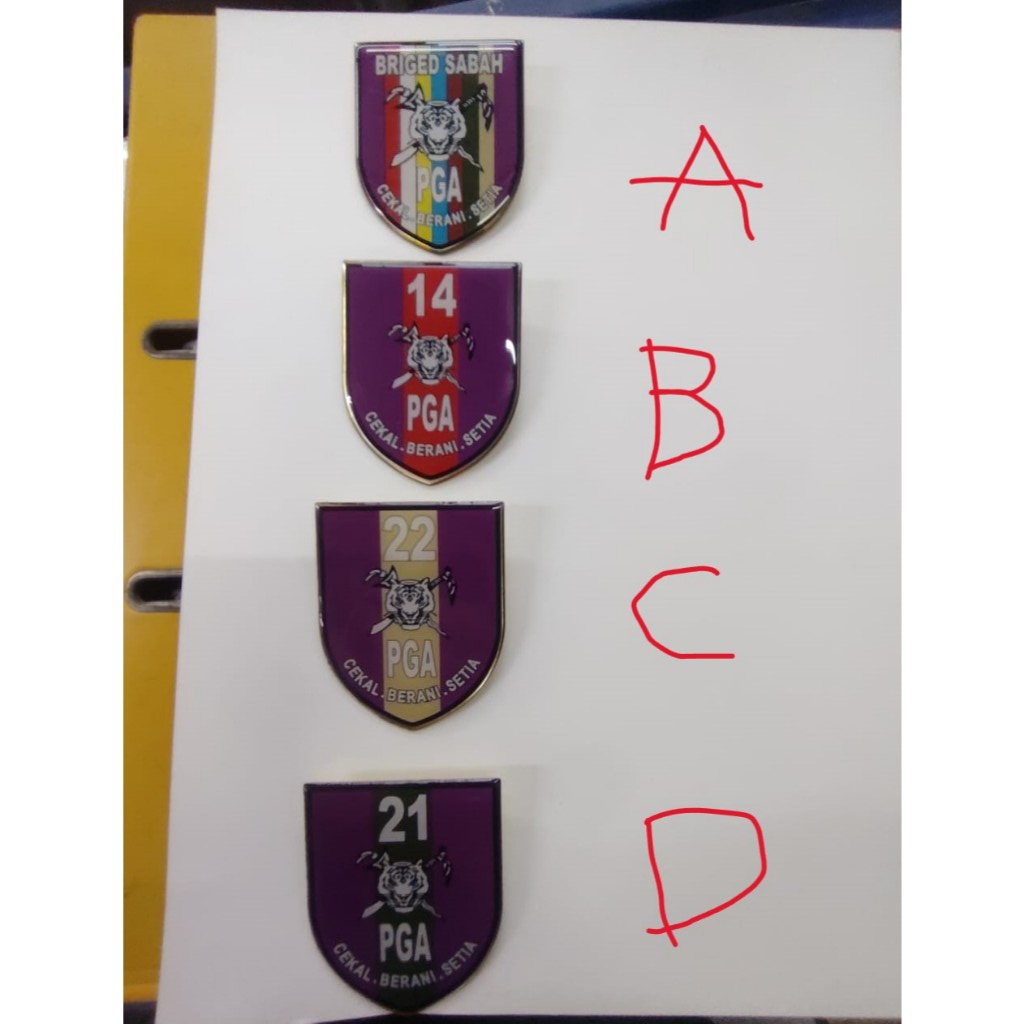 PGA LOGO Custom Made PGA พร้อมพิน