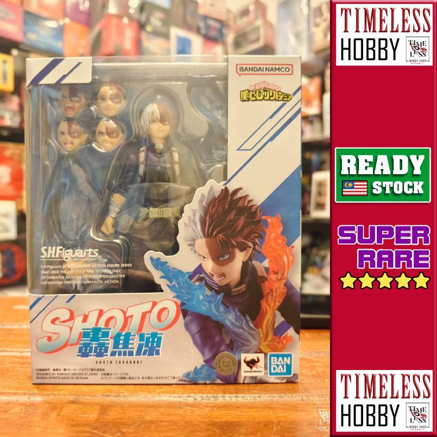 SHF Shoto Todoroki รูป My Hero Academia shfiguarts BANDAI SPIRITS NAMCO shfiguarts Deku Bakugo แผ่นด
