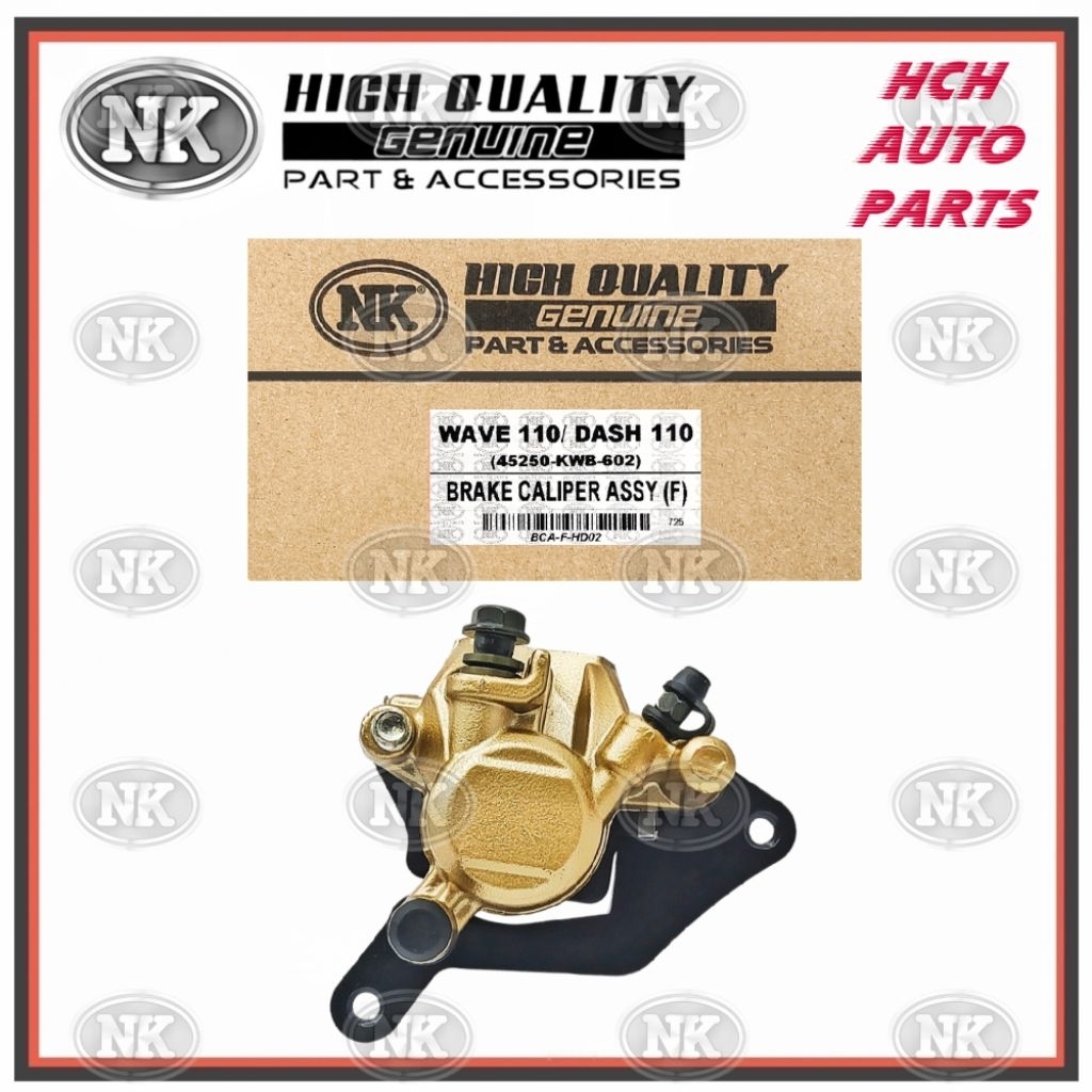 เบรค CALIPER ASSY (FRONT) - HONDA - WAVE 110/ DASH 110/ ZR/ WAVE DASH 110 Fi/ ALPHA CX 110/ WAVE 110