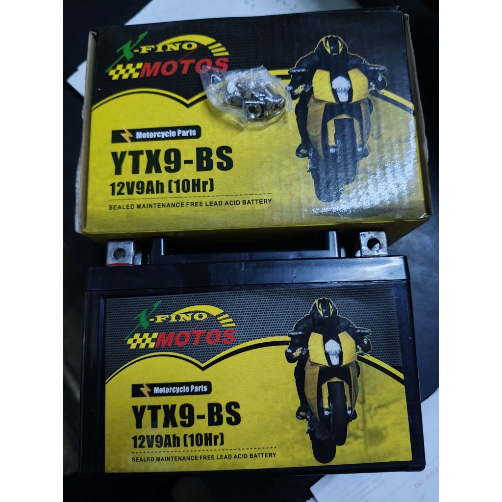 แบตเตอรี่ YTX9BS แบตเตอรี่ RS200 NS200 VTS200 CBR250 Z800 Z900 RM25 KTM DUKE NINJA250 Z250SL NINJA40