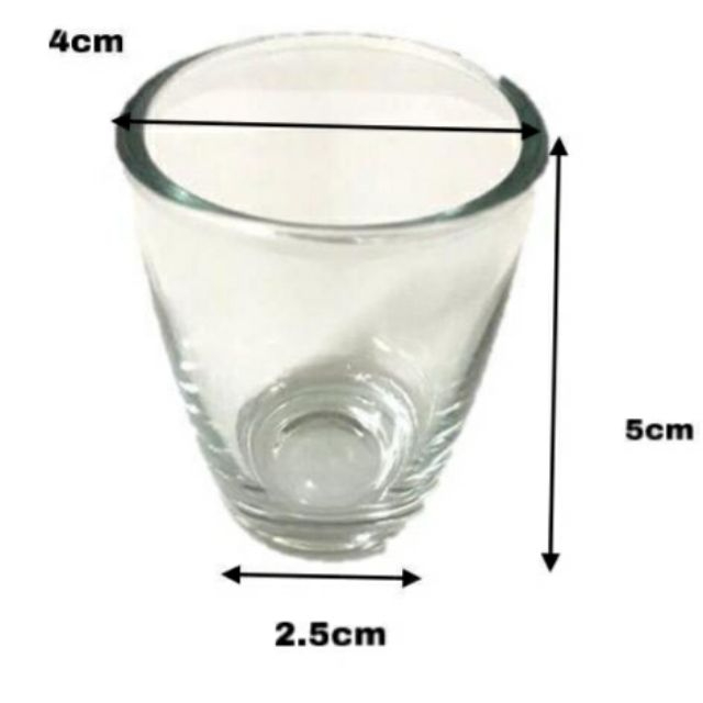 ถ้วยแก้วของที่ระลึก 1 ชิ้น GW0012 ฐานกลม เหมาะสําหรับงานแต่งงานและประตูปรับแต่ง diy