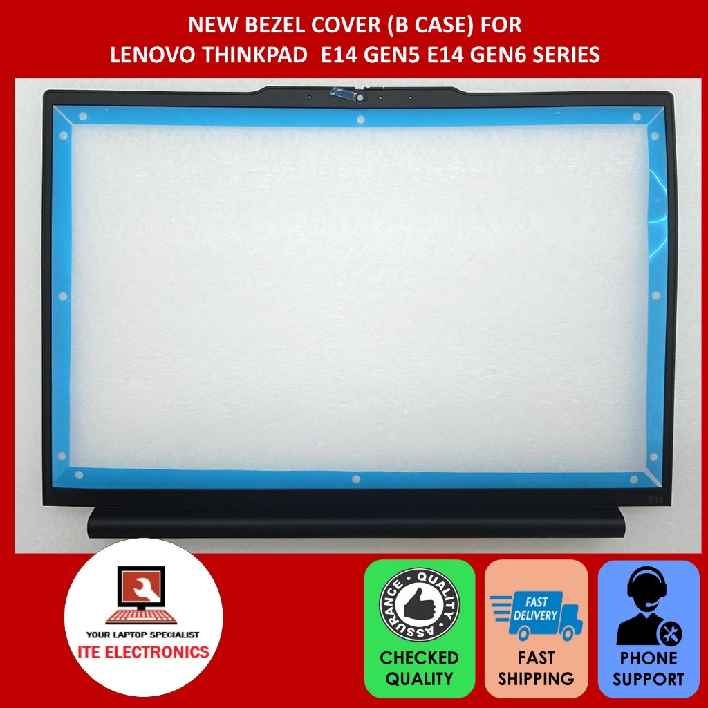 ใหม่ LENOVO THINKPAD E14 GEN5 E14 GEN6 SERIES BEZEL COVER B CASE 5B30Z38994