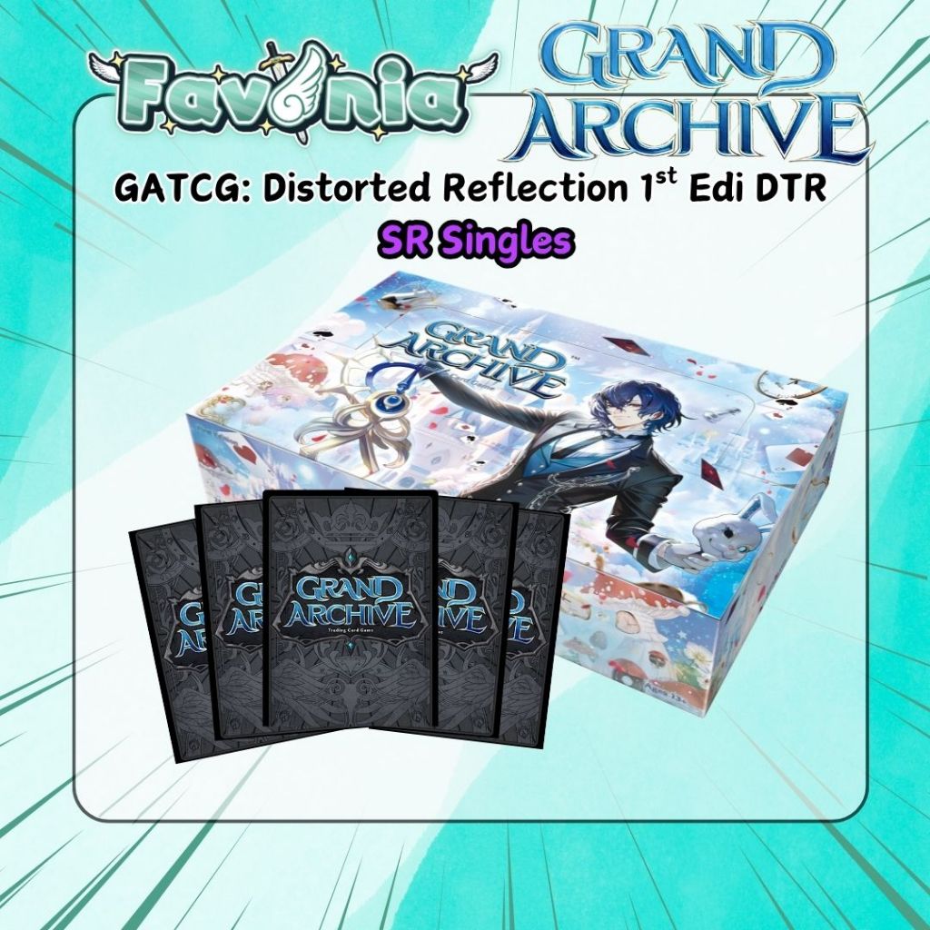 Grand Archive TCG | การสะท้อนแสงบิดเบี้ยว | การ์ดเอสอาร์ เดี่ยว | ดีอาร์ SR | กาทซีจี