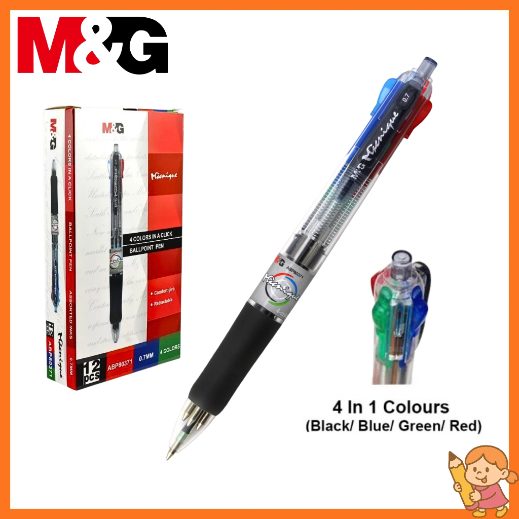 M&G 4 COLOUR PEN ABP80371 BALL PEN /TENFON 3 COLOUR BALL PEN