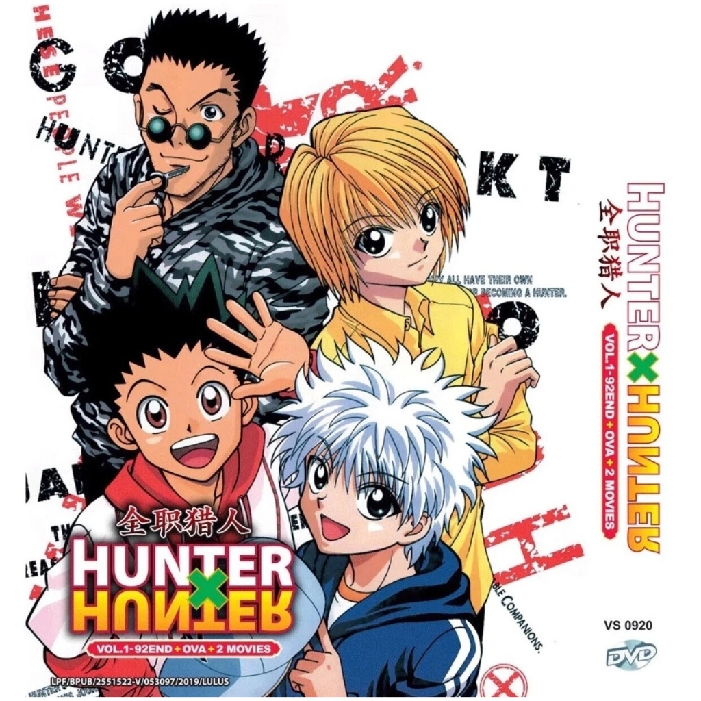 Hunter x Hunter 1999 Complete Series Boxset Anime DVD [คําบรรยายภาษาอังกฤษ]