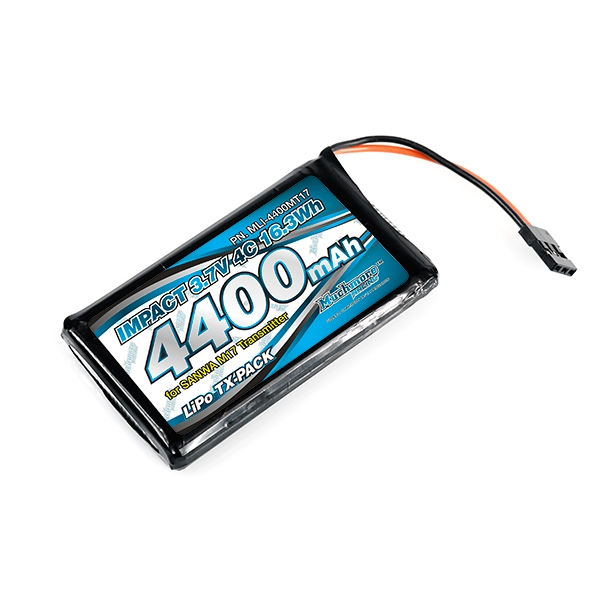 MLI-4400MT17 // Muchmore IMPACT Li-Po แบตเตอรี่ 4400mAh/3.7V 4C สําหรับ SANWA M17 เครื่องส่งสัญญาณ