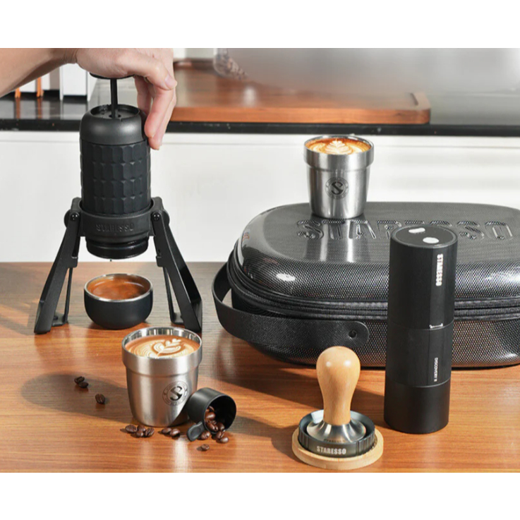 STARESSO Professional Barista Wannabe Kit (SP300 Plus Mirage Espresso Maker + D6E Plus ไฟฟ้า 7 STAR 