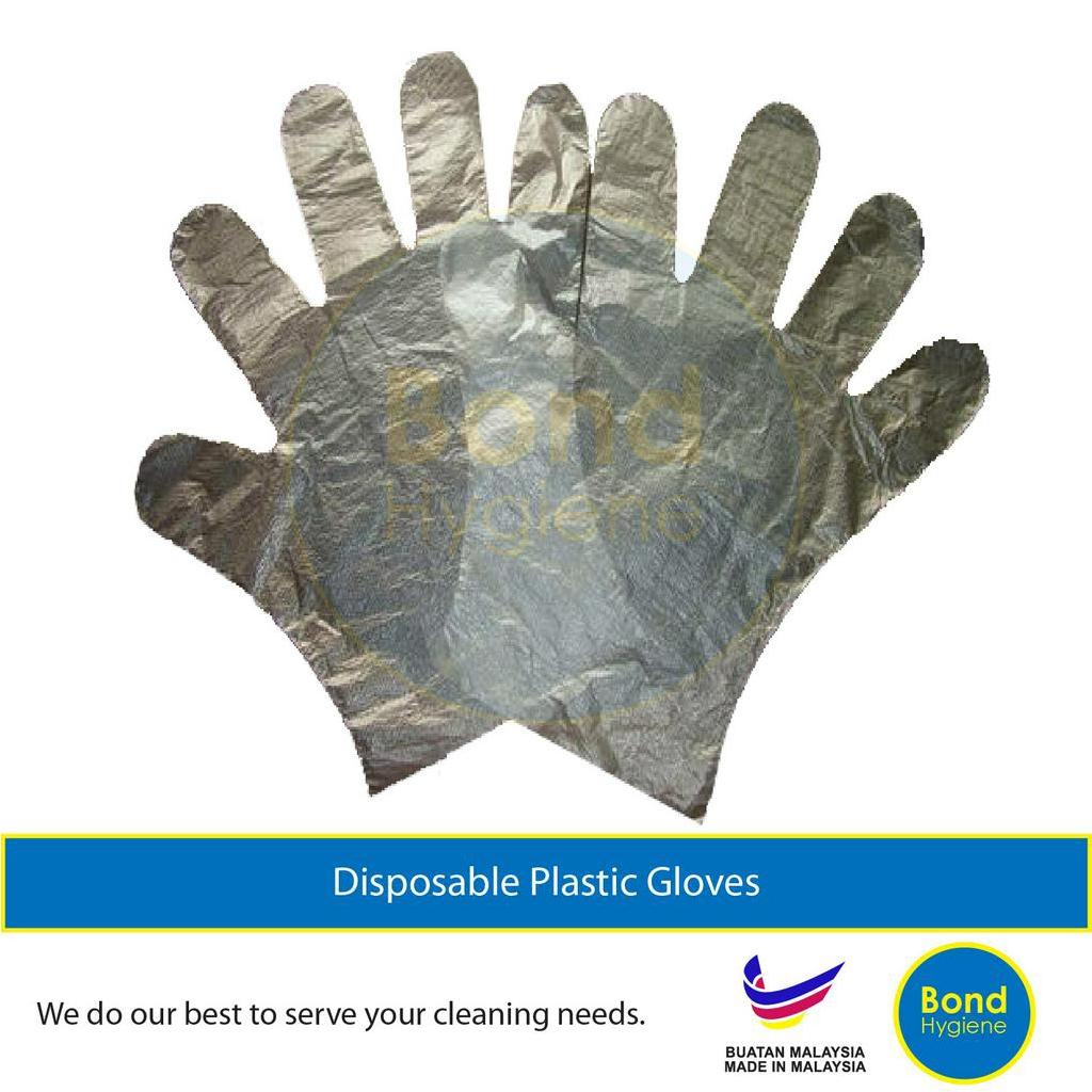 ถุงมือพลาสติกแบบใช้แล้วทิ้ง (1pkt/100 ชิ้น+-/pkt) / ถุงมือพลาสติกแบบใช้แล้วทิ้ง (1pkt/100 ชิ้น+-)