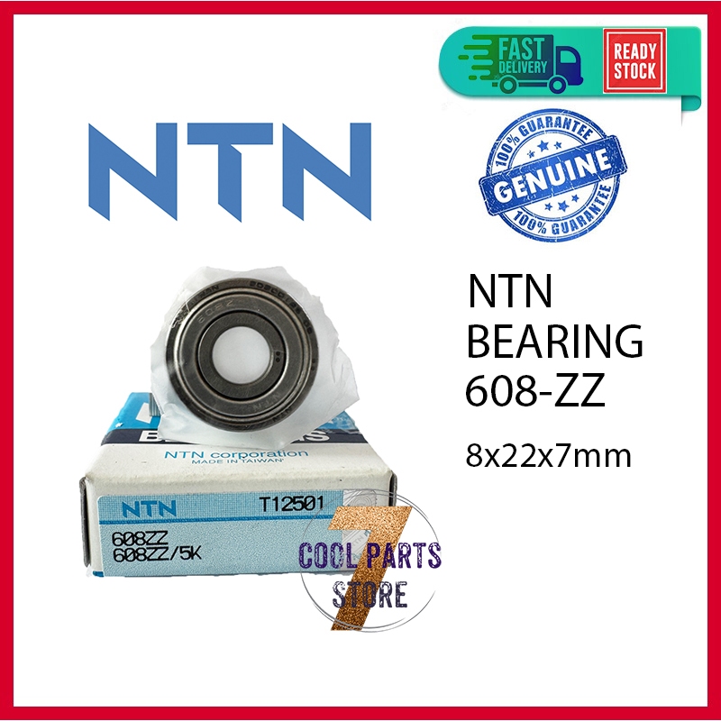 608 ZZ NTN แบริ่ง 608-ZZ (8 X 22 X 7mm)