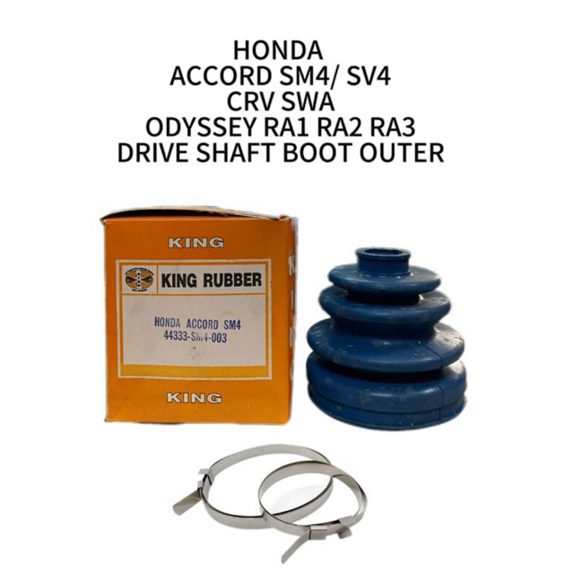 DRIVE SHAFT BOOT@HONDA ACCORD SM4/ SV4 CRV SWA ODYSSEY RA1 RA2 RA3 ACCORD SM4/ SV4 CRV SWA ODYSSEY R