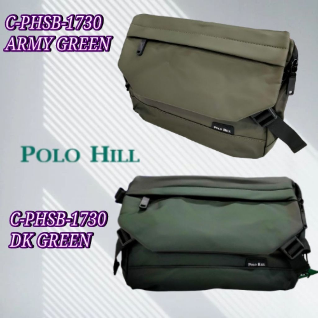 POLO HILL Bag กระเป๋าสะพายไนลอนทนน้ํา / กระเป๋า nilon tahan air C-PHSB-1730