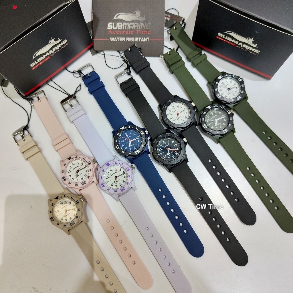 SUBMARINE TP 2150 L PS ANALOG QUARTZ KIDS WATCH SOFT COLOURS