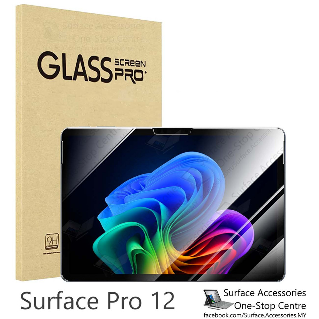 Surface Pro 12 กระจกนิรภัย Surface Pro 12 ป้องกันหน้าจอ Pro 12 แก้ว Surface Pro 12 แก้ว Surface Pro 