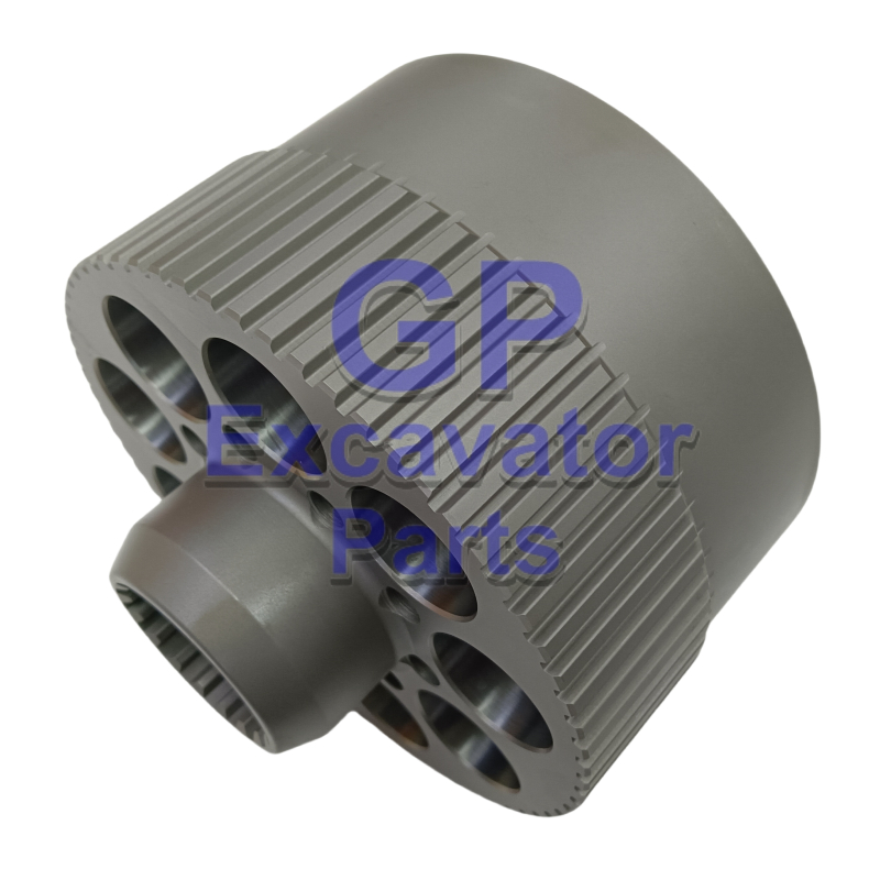 SK350-8/SK380-10/SH350A3/GM60VB2/M3V290 รถขุดไฮดรอลิกติดตามมอเตอร์บล็อกกระบอก/โรเตอร์