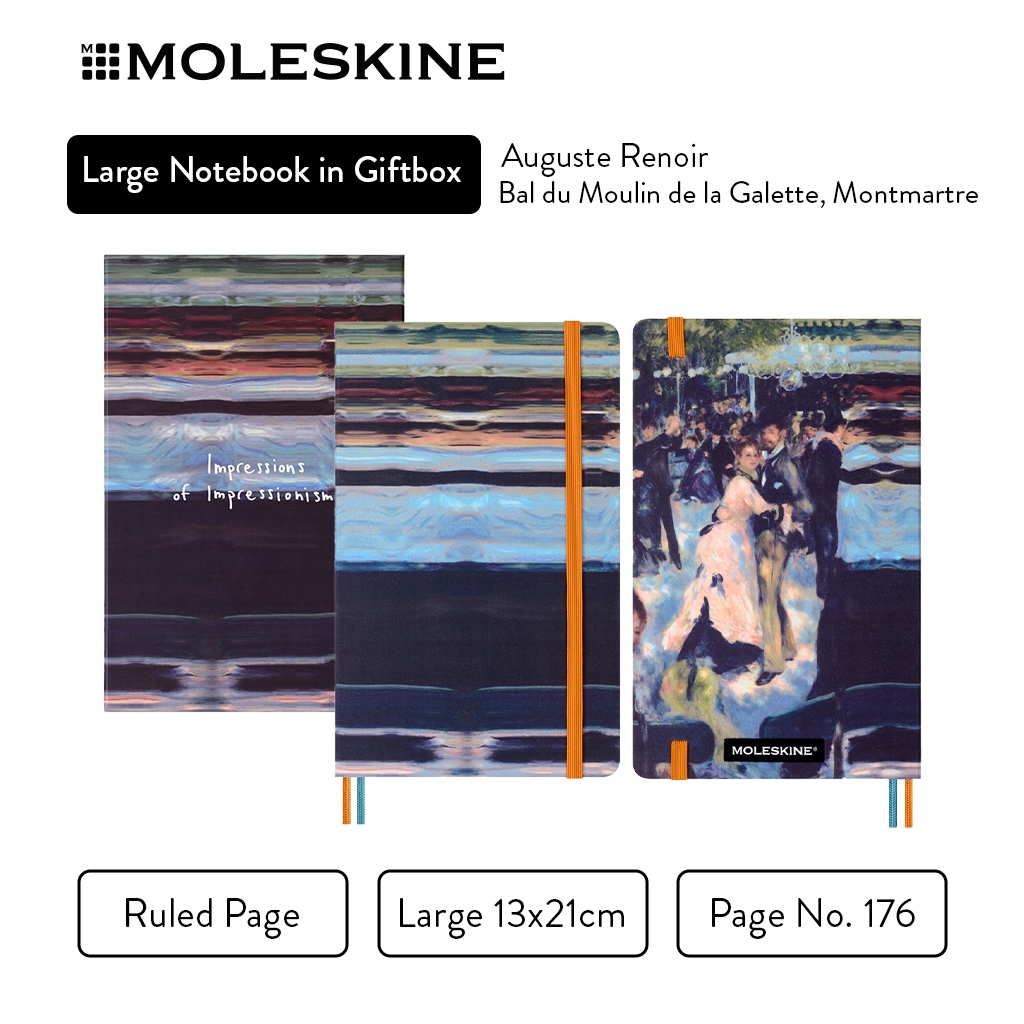 Moleskine x Impressionism Masterpiece Collection พร้อมโน๊ตบุ๊ค วารสาร และชุดของขวัญ