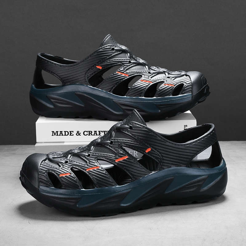 รองเท้าแตะผู้ชาย EVA Breathable Soft Sole รองเท้าผู้ชายกลางแจ้ง