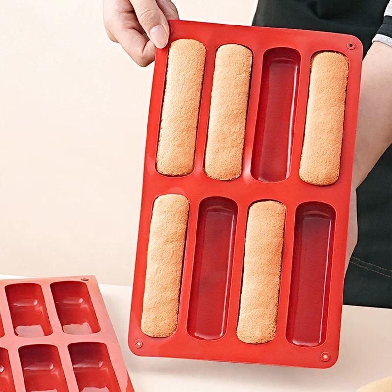 Lady Finger Sponge Finger Silicone mould Biscuit Jejari Mani Mani ซิลิโคนซิลิโคนซิลิโคนแม่พิมพ์ 1 ชิ