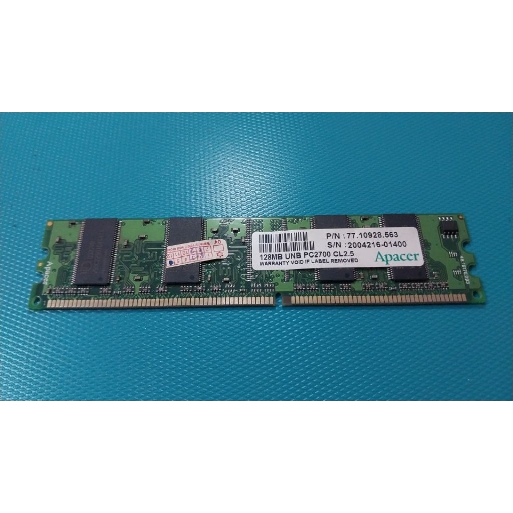 APACER 128MB DDR333 DESKTOP DIMM RAM