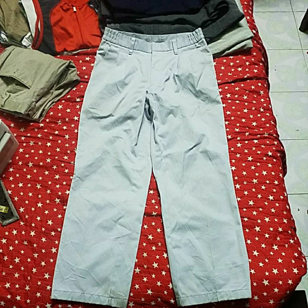 SLACK CHINO BAGGY WORKWEAR SIZE 29x37 นิ้ว