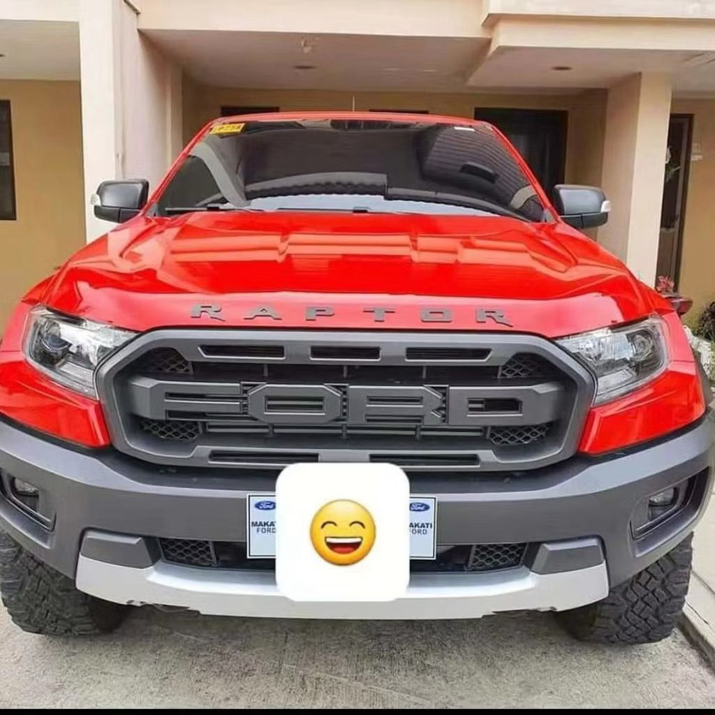 Ford Ranger Raptor T6 T7 T8 T9 Raptor Logo Emblem Raptor Letter Logo Sticker Body Logo Badge (แดง/ดํ