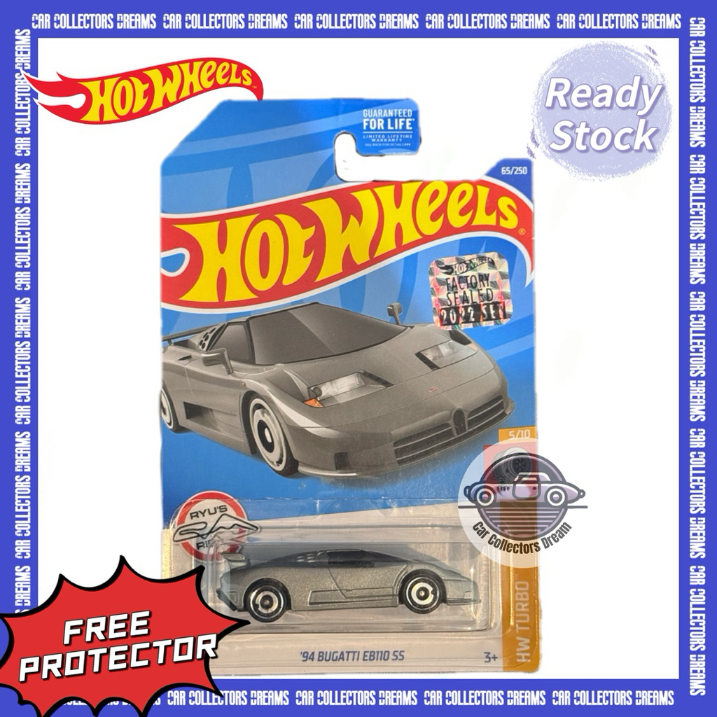 Hot Wheels 2022 94 Bugatti EB110 SS / ใหม่เอี่ยม / รถปิดผนึก