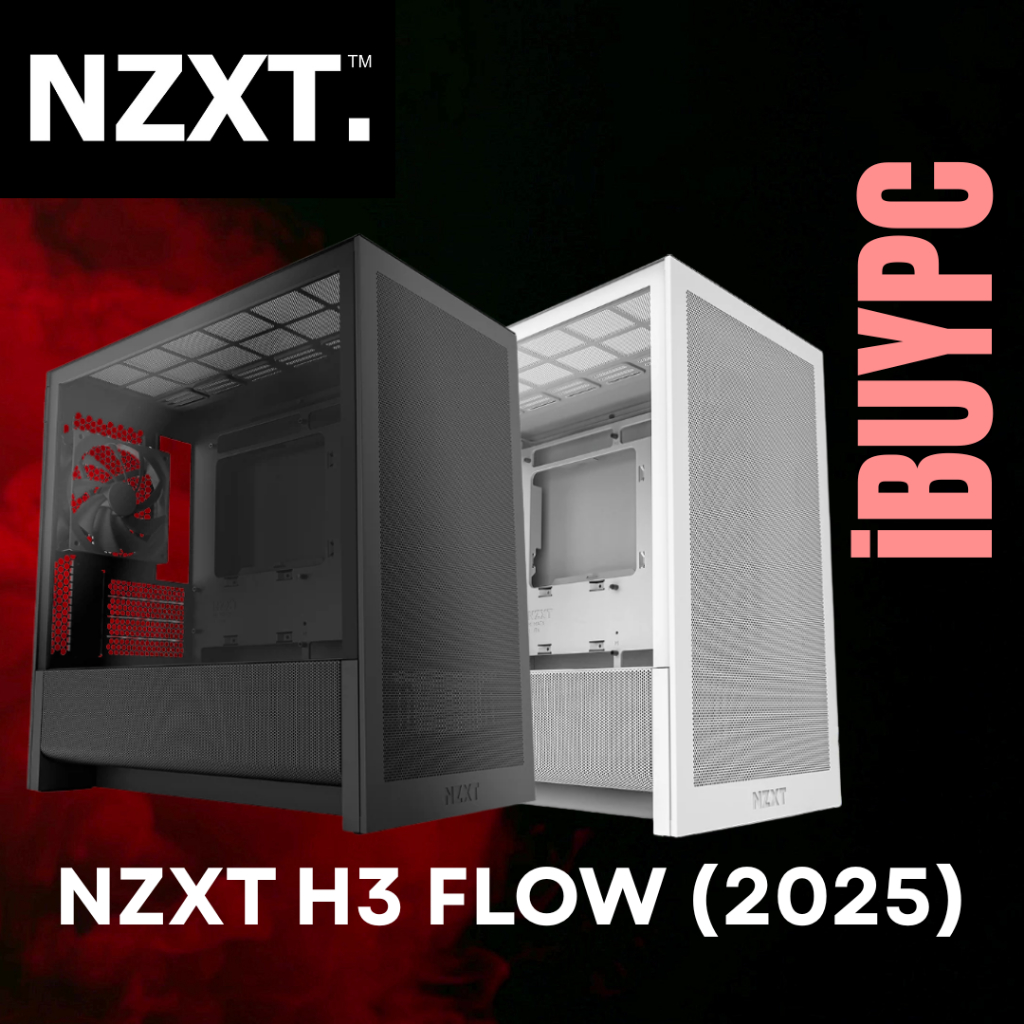 NZXT H3 FLOW mATX CASE (2025)